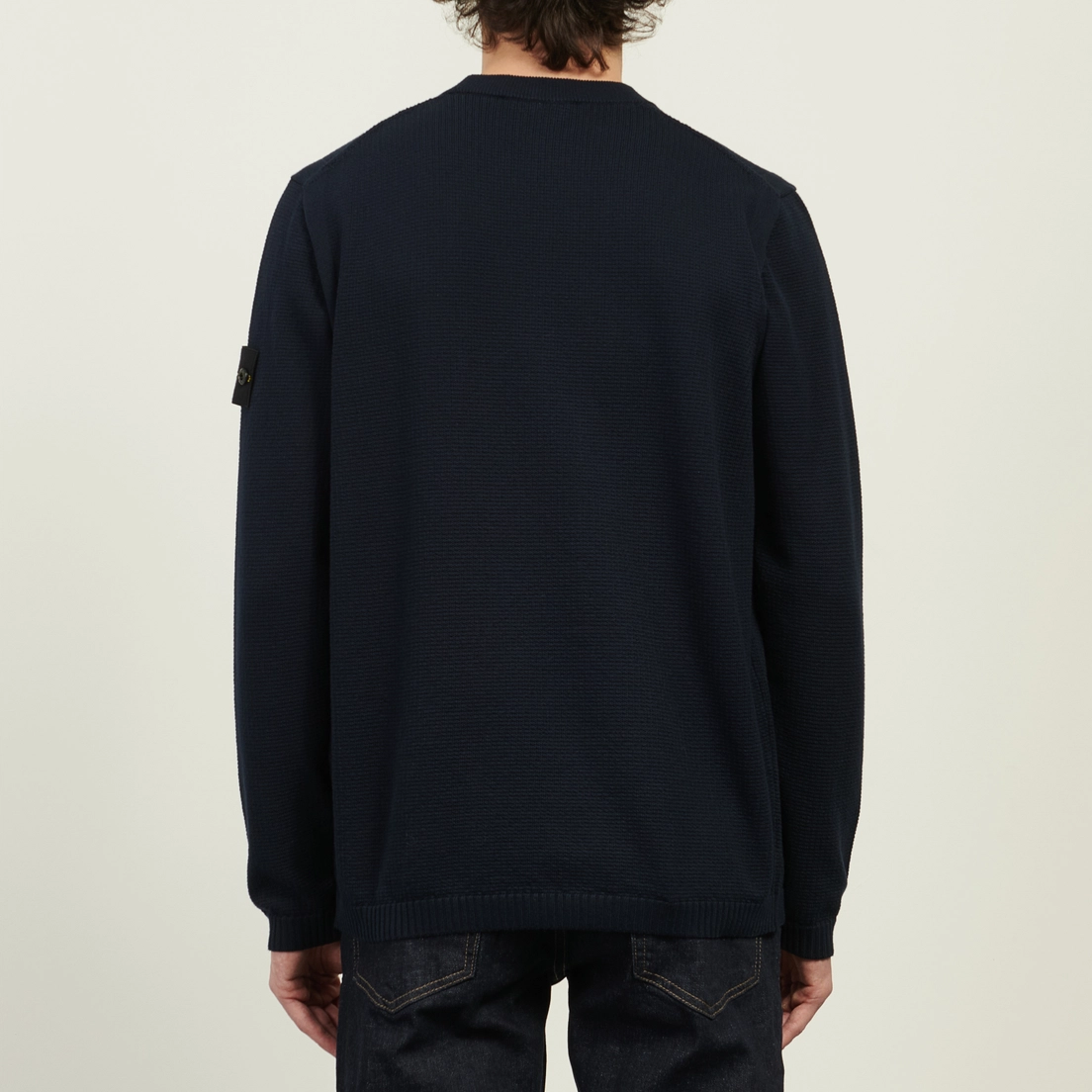 Stone Island Мужской свитер Micro Stitch Soft Organic Cotton