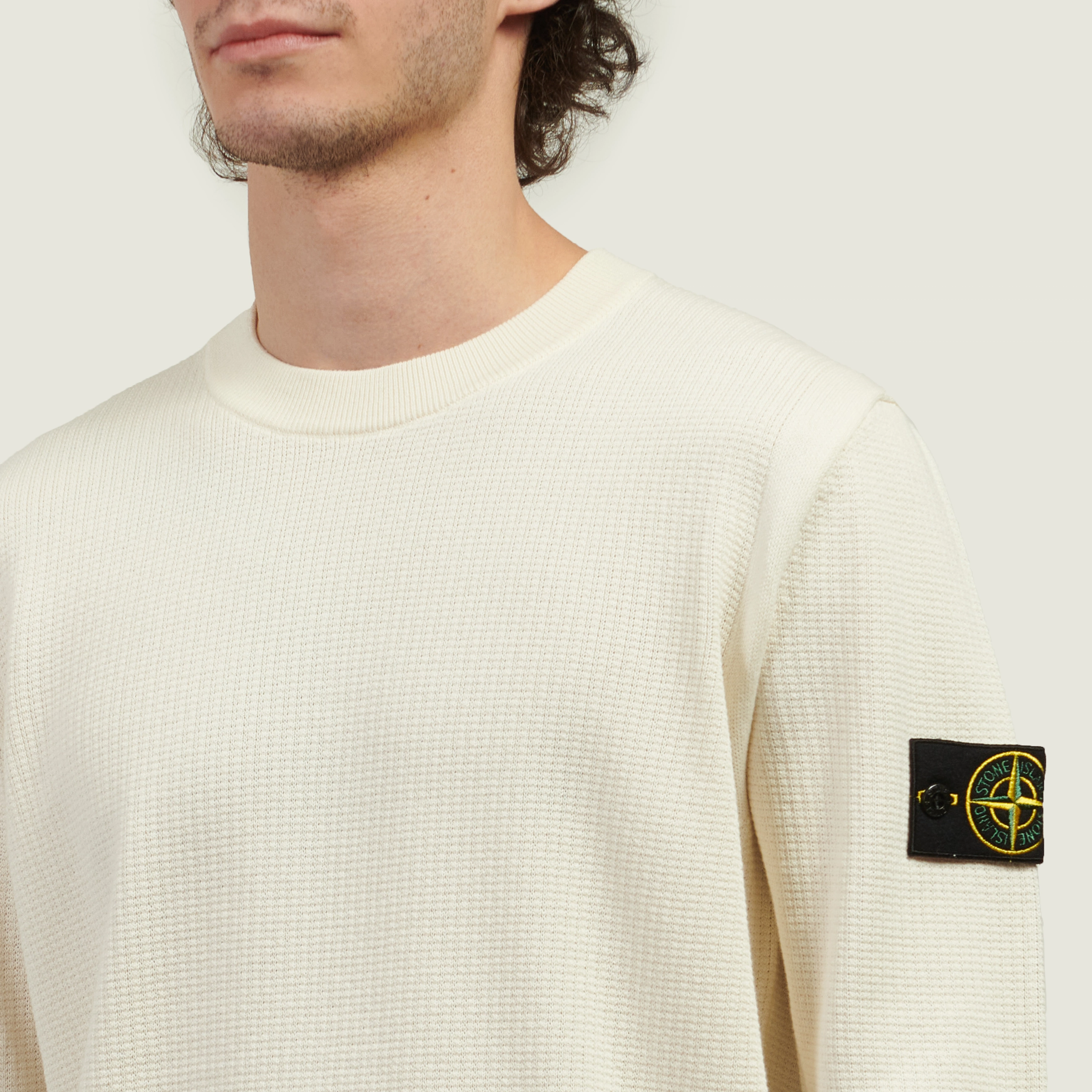 イ*ゴ様 stone  multi pocket over shir Мужской свитер Stone Island Micro Stitch Soft Organic Cotton