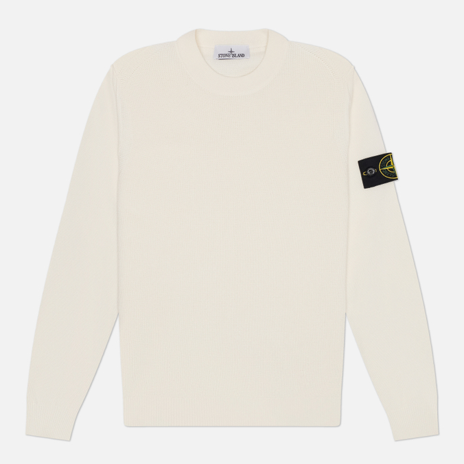Мужской свитер Stone Island Micro Stitch Soft Organic Cotton Loose