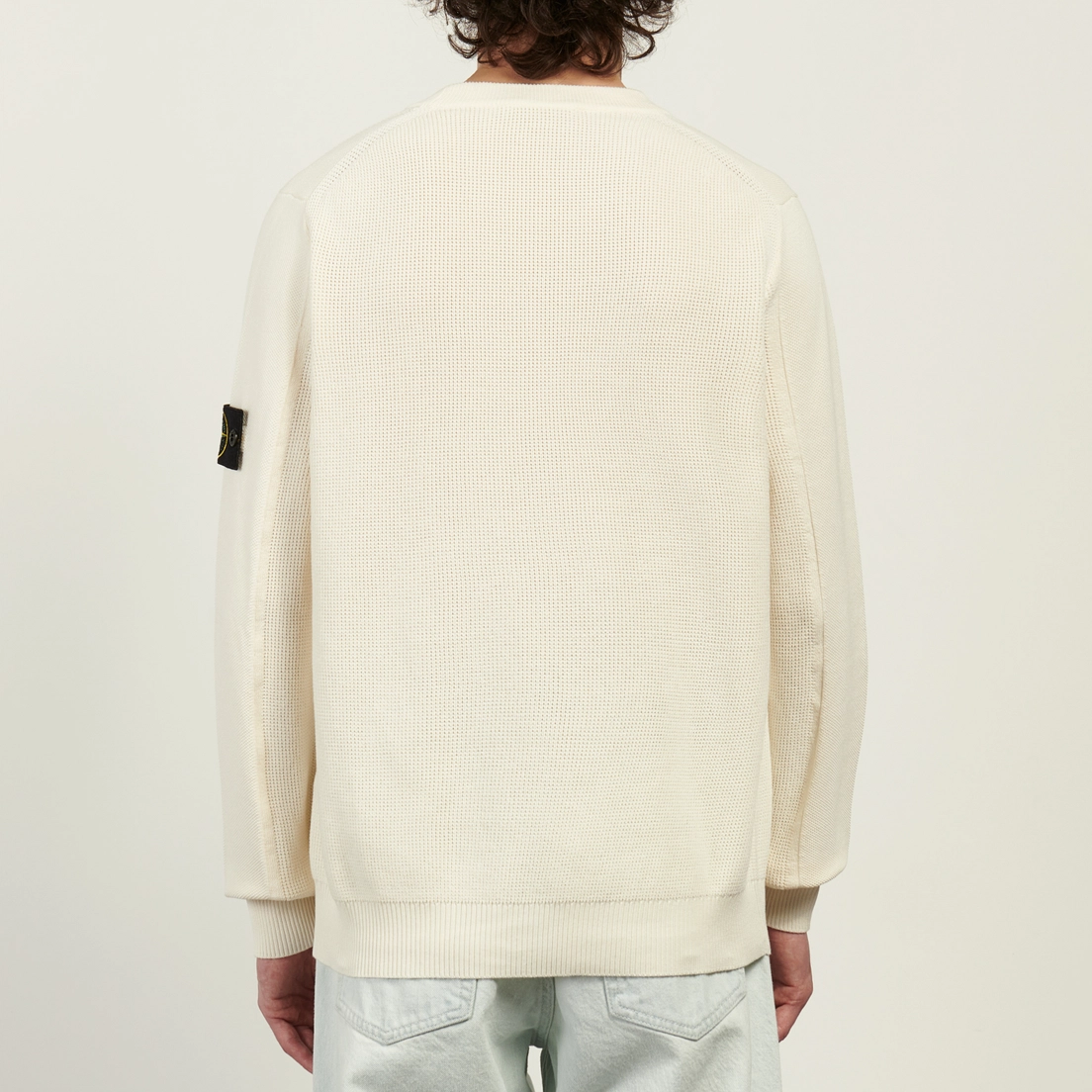 Stone Island Мужской свитер Micro Stitch Soft Organic Cotton Loose