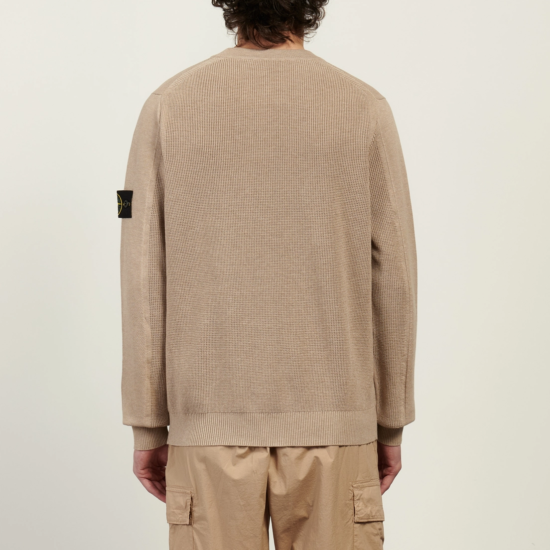 Stone Island Мужской свитер Micro Stitch Soft Organic Cotton Loose