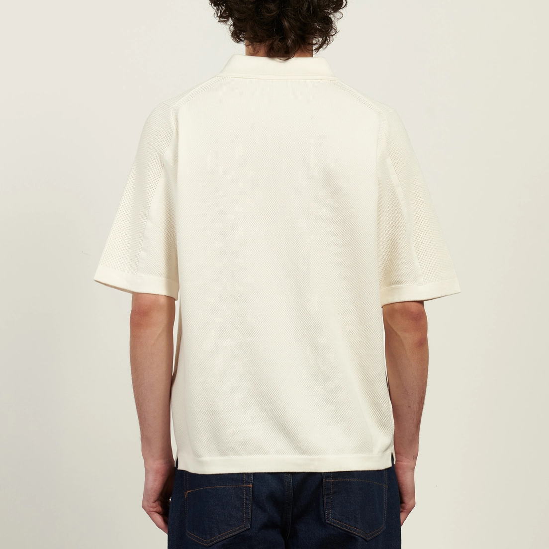 Stone Island Мужское поло Micro Stitch Soft Organic Cotton