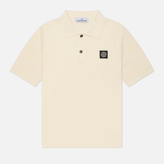 Мужское поло Stone Island Micro Stitch Soft Organic Cotton