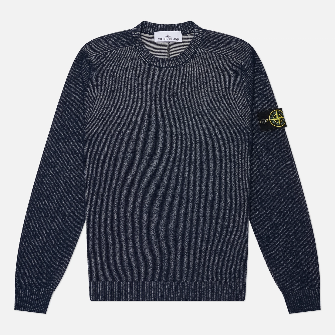 Stone Island Мужской свитер Plated Rib Cotton Boucle