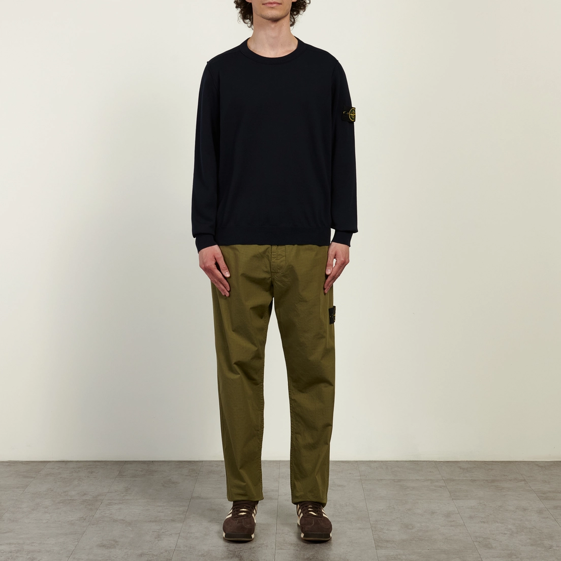 Stone Island Мужской свитер Soft Organic Cotton Crewneck