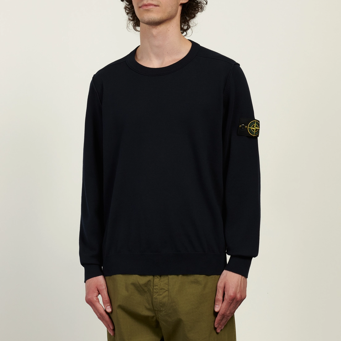 Stone Island Мужской свитер Soft Organic Cotton Crewneck