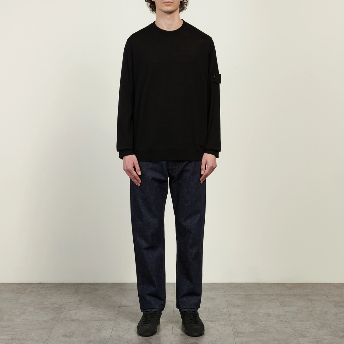 Stone Island Мужской свитер Ghost Piece Pure Light RWS Wool