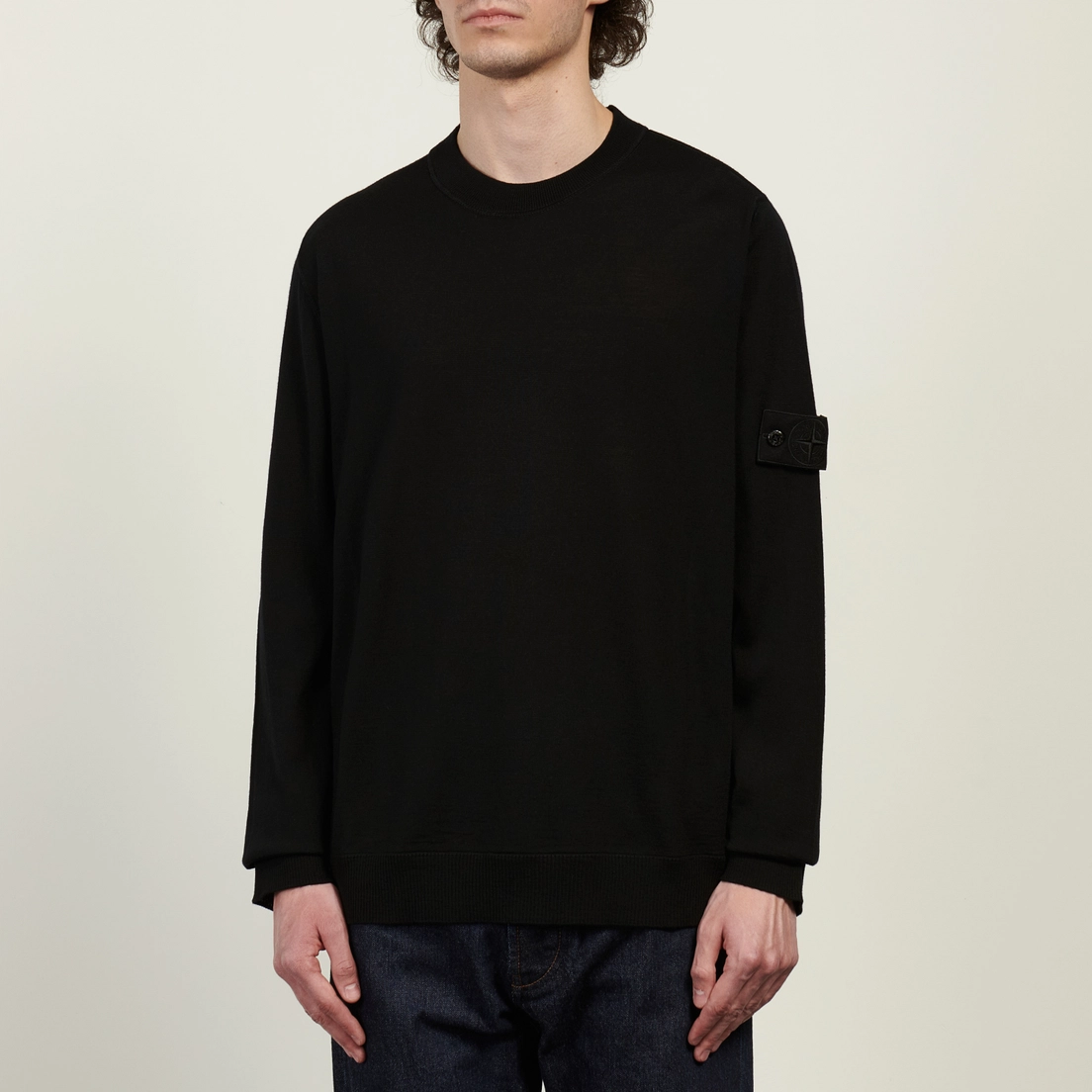 Stone Island Мужской свитер Ghost Piece Pure Light RWS Wool