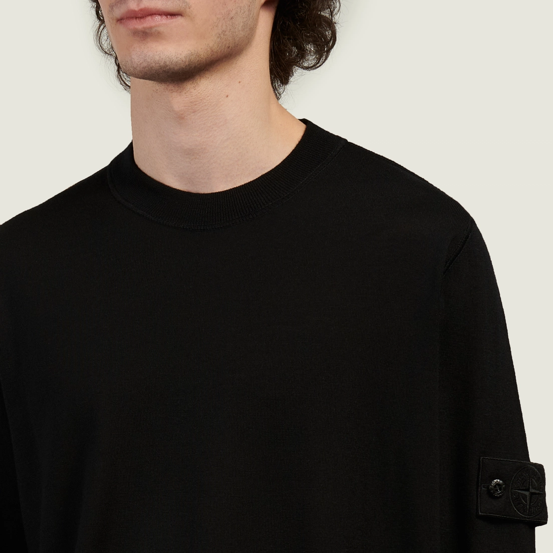 Stone Island Мужской свитер Ghost Piece Pure Light RWS Wool