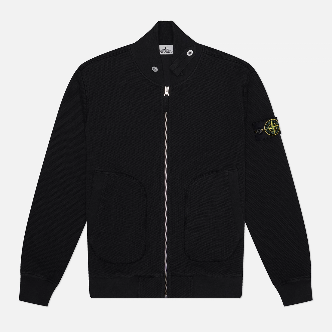 Stone Island Мужская толстовка Mesh Stitch Organic Cotton Fleece