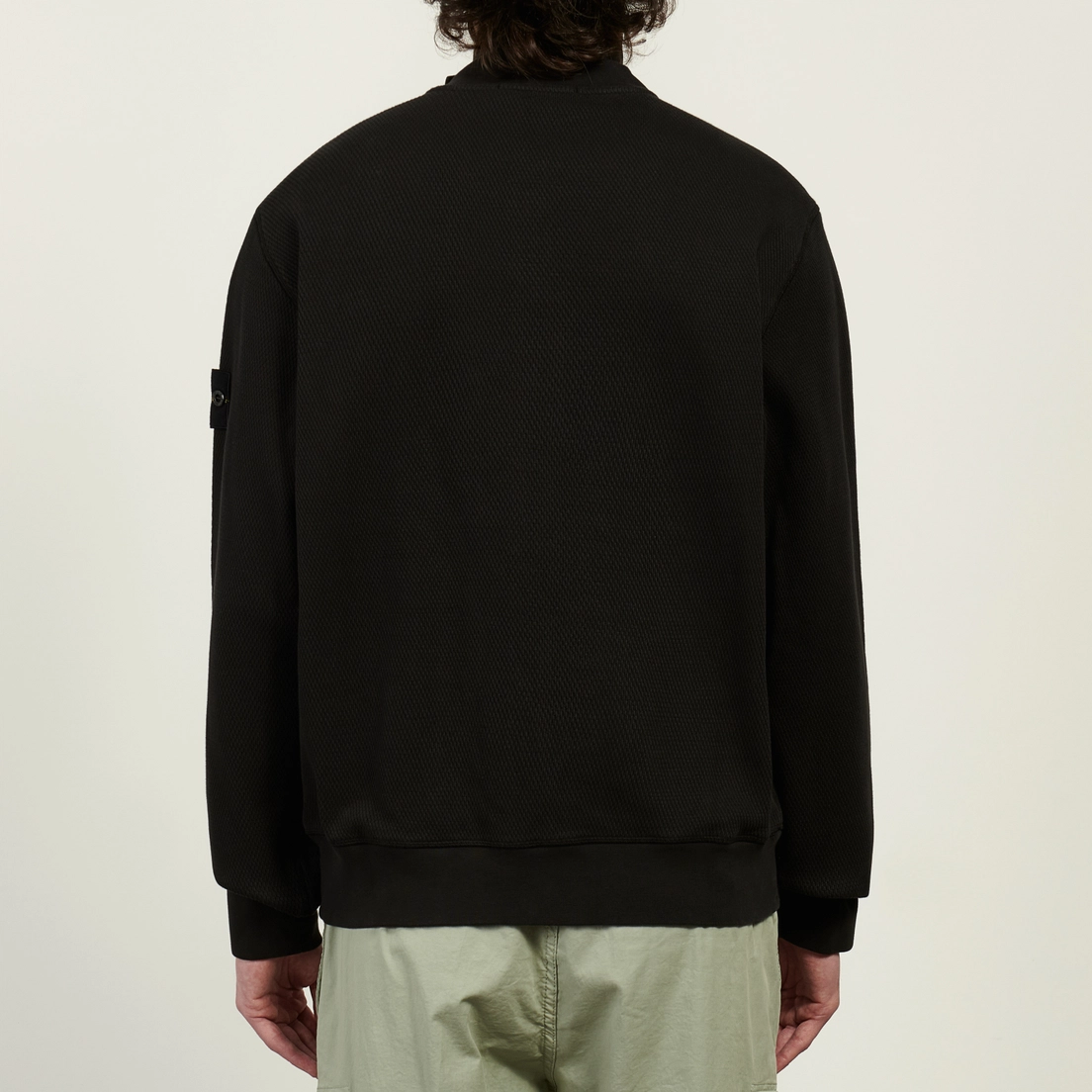 Stone Island Мужская толстовка Mesh Stitch Organic Cotton Fleece