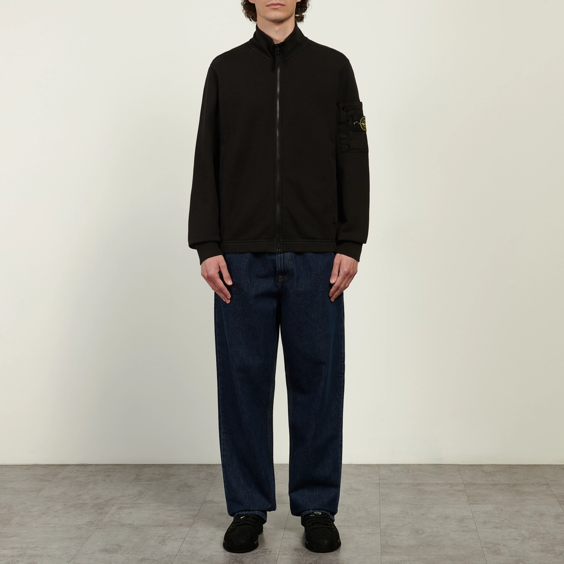 Stone Island Мужская толстовка Cotton Fleece Full Zip