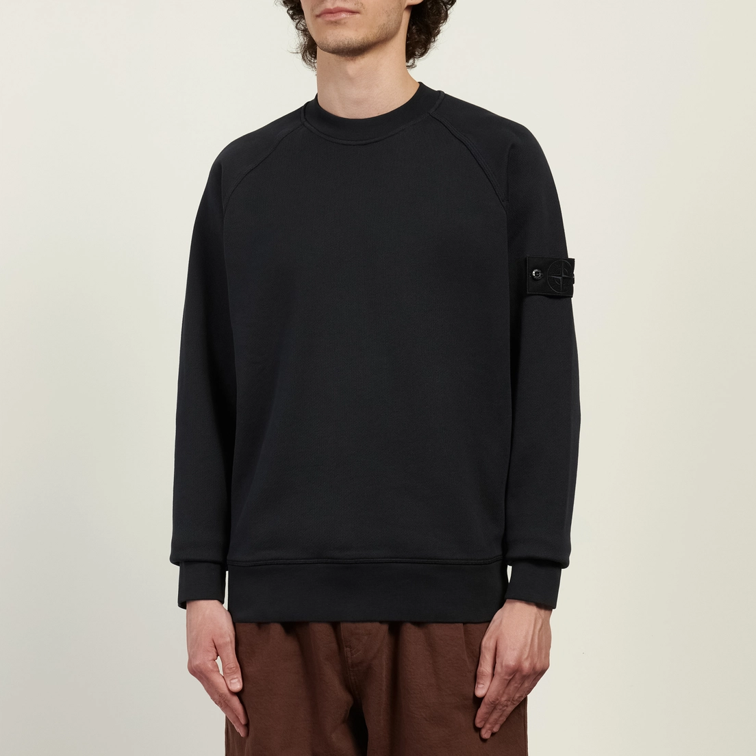 Stone Island Мужская толстовка Ghost Piece Heavy Organic Cotton Fleece