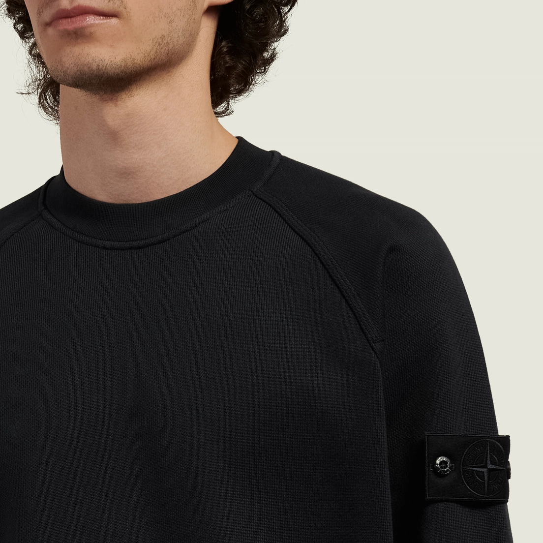 Stone Island Мужская толстовка Ghost Piece Heavy Organic Cotton Fleece