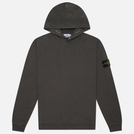 Мужская толстовка Stone Island Malfile Fleece Old Effect Regular Hoodie, цвет серый, размер XL