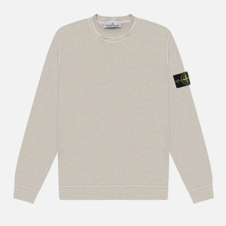 Мужская толстовка Stone Island Malfile Fleece Old Effect Regular Crewneck, цвет серый, размер S