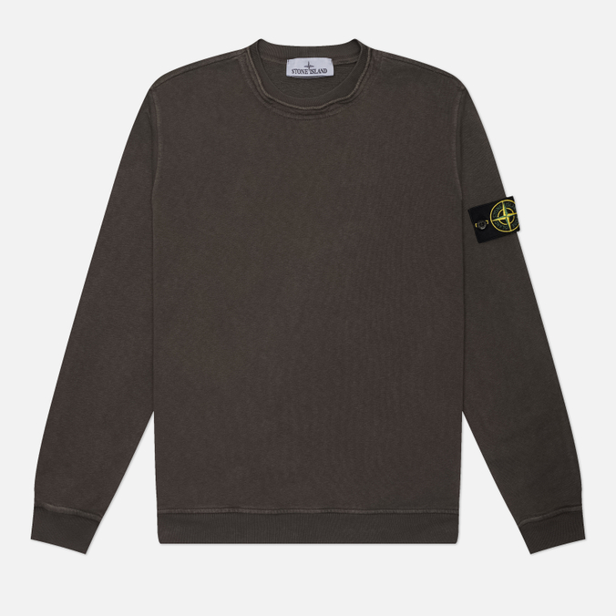Мужская толстовка Stone Island Malfile Fleece Old Effect Regular Crewneck