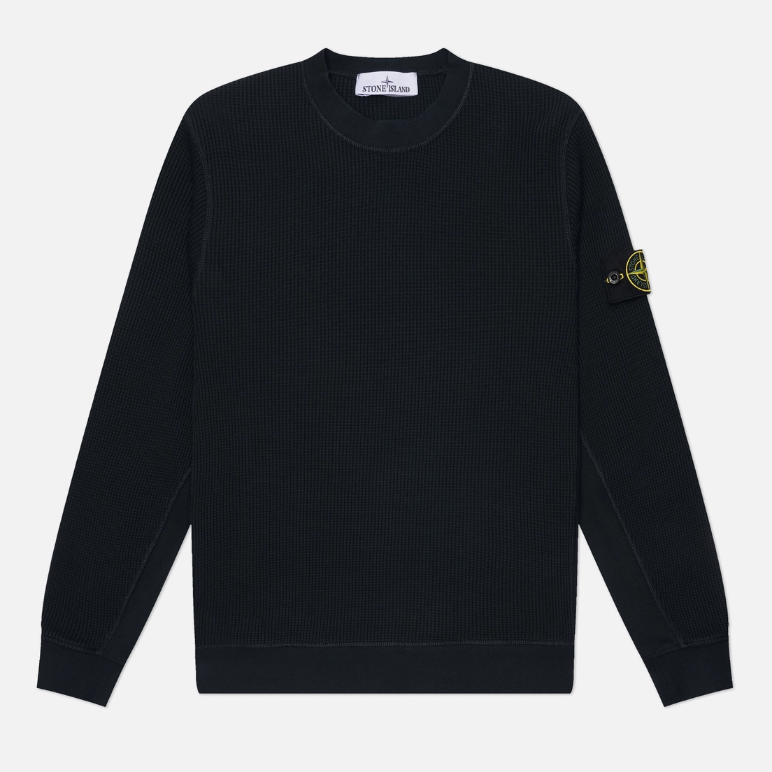 Stone Island Мужская толстовка Organic Cotton Waffle Fleece Regular