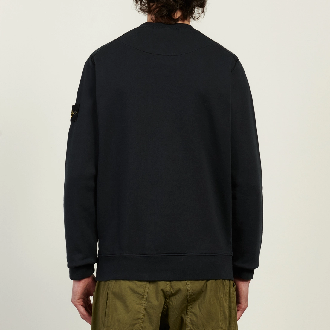 Stone Island Мужская толстовка Organic Cotton Fleece Midweight Crewneck