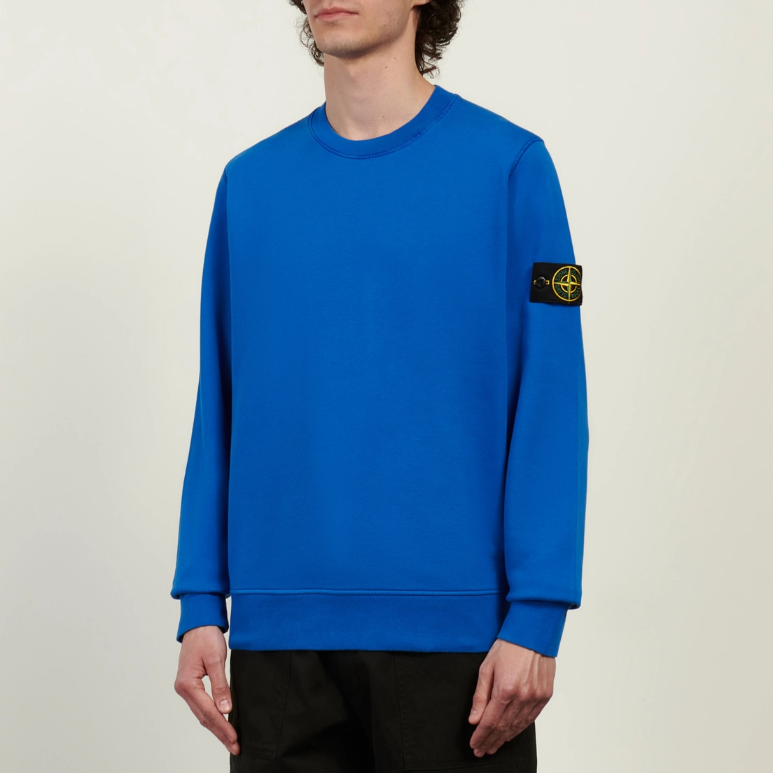 Stone Island Мужская толстовка Organic Cotton Fleece Midweight Crewneck