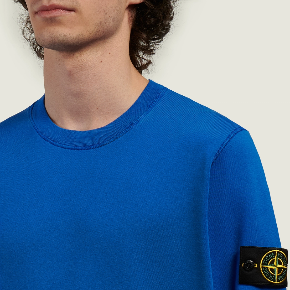 Stone Island Мужская толстовка Organic Cotton Fleece Midweight Crewneck