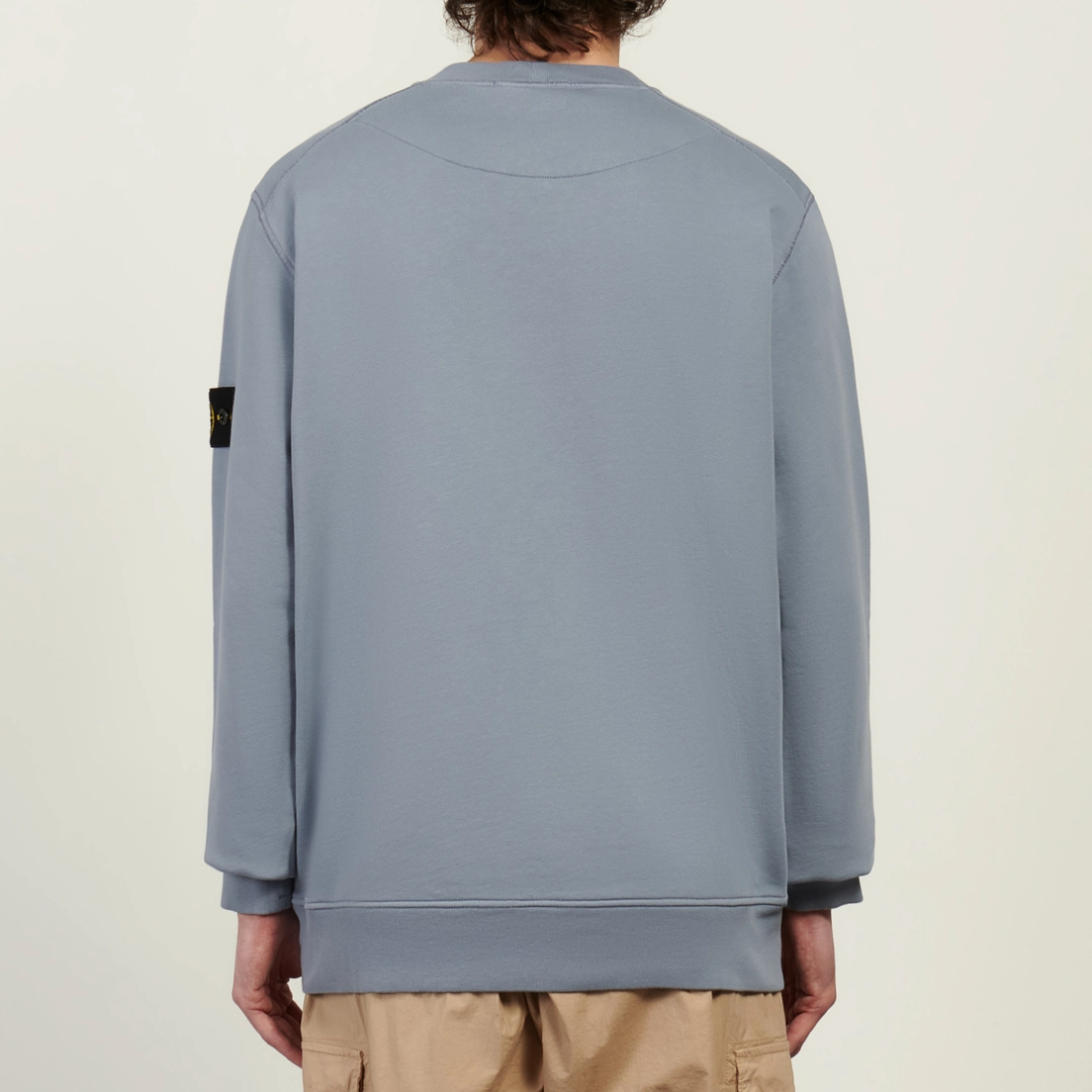 Stone Island Мужская толстовка Organic Cotton Fleece Midweight Crewneck