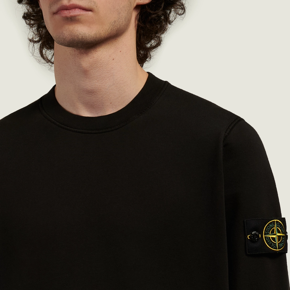 Stone Island Мужская толстовка Organic Cotton Fleece Midweight Crewneck