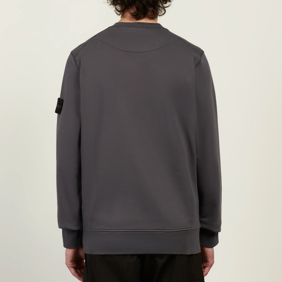 Stone Island Мужская толстовка Organic Cotton Fleece Midweight Crewneck