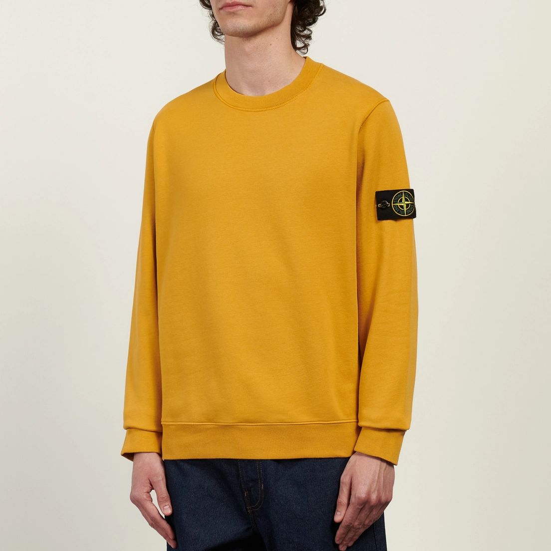 Stone Island Мужская толстовка Organic Cotton Fleece Midweight Crewneck