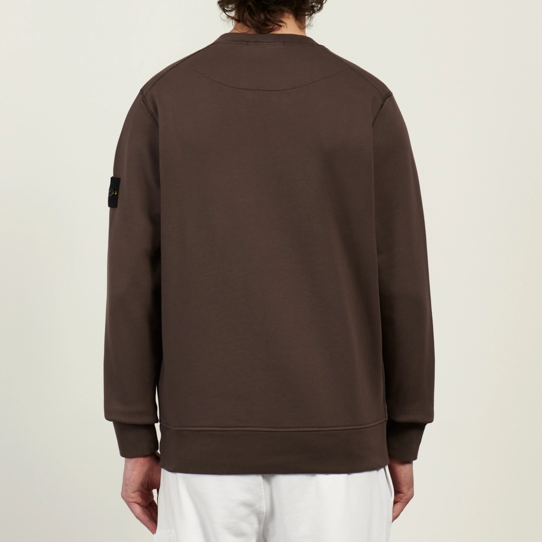 Stone Island Мужская толстовка Organic Cotton Fleece Midweight Crewneck