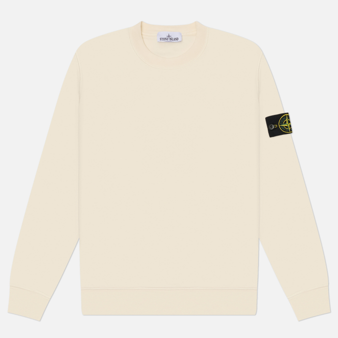 Мужская толстовка Stone Island Organic Cotton Fleece Midweight Crewneck