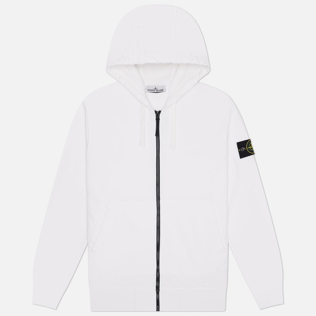 Stone Island Мужская толстовка Organic Cotton Fleece Midweight Zip-Up Hoodie