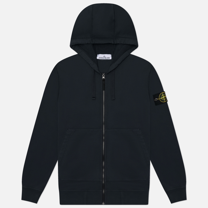 Мужская толстовка Stone Island Organic Cotton Fleece Midweight Zip-Up Hoodie