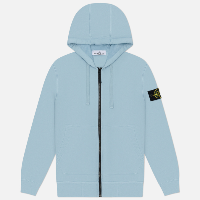 Мужская толстовка Stone Island Organic Cotton Fleece Midweight Zip-Up Hoodie