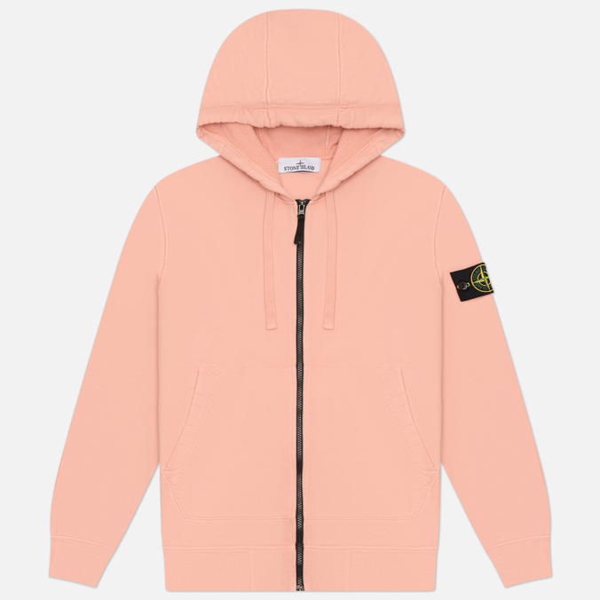Мужская толстовка Stone Island Organic Cotton Fleece Midweight Zip-Up Hoodie
