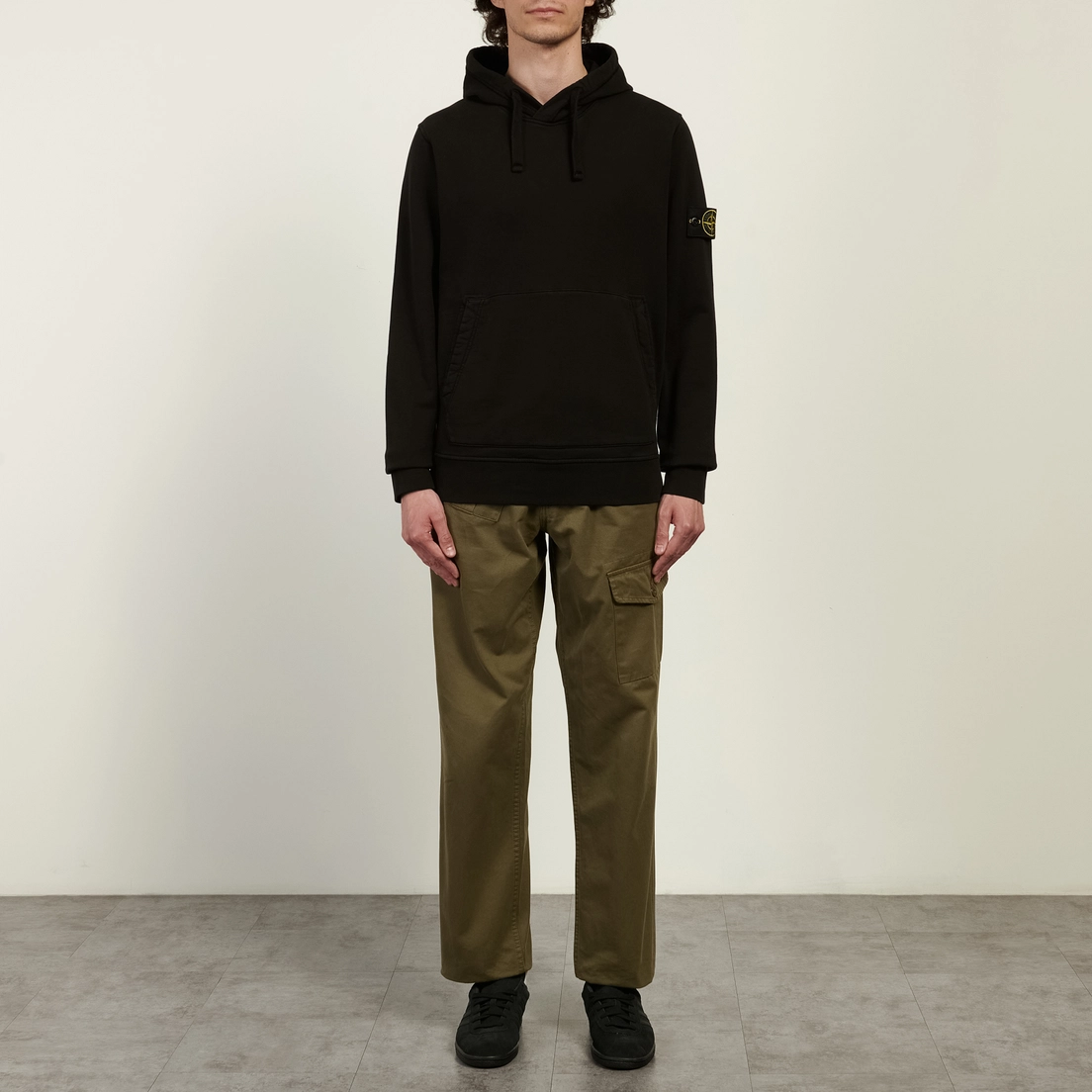 Stone Island Мужская толстовка Organic Cotton Fleece Regular Midweight Hoodie