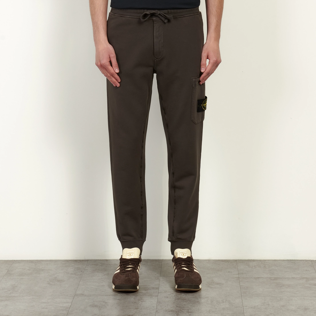 Stone Island Мужские брюки Organic Cotton Fleece Midweight Slim Joggers