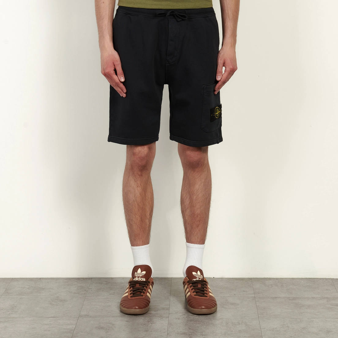 Stone Island Мужские шорты Organic Cotton Fleece Regular Cargo