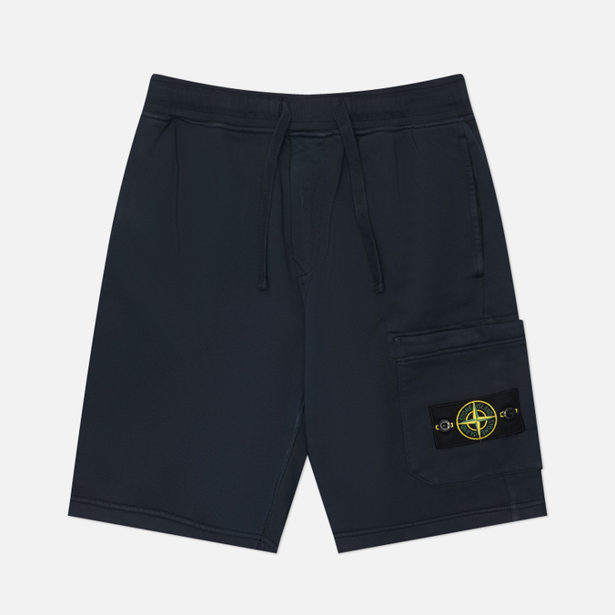 Мужские шорты Stone Island Organic Cotton Fleece Regular Cargo