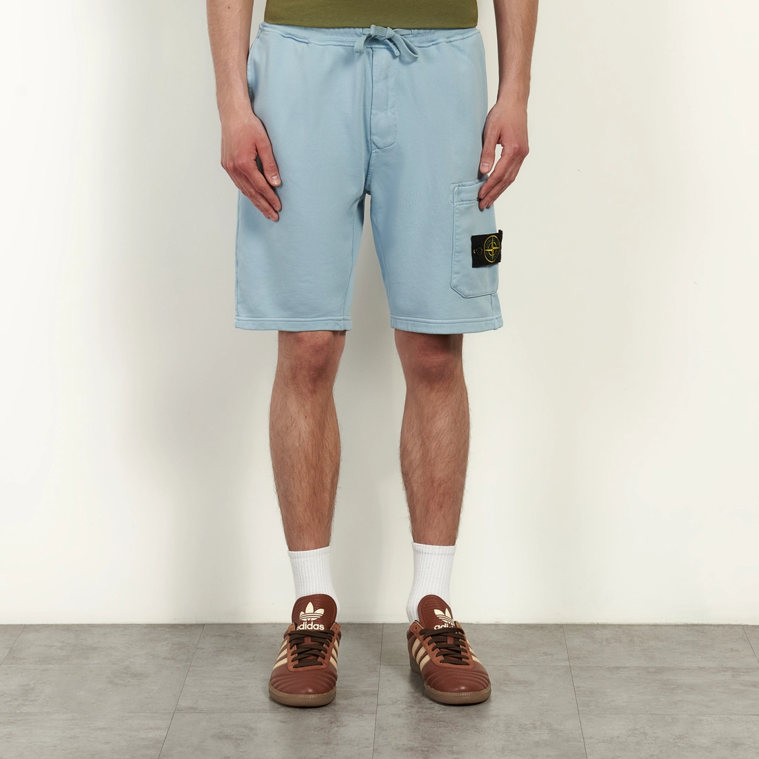 Stone Island Мужские шорты Organic Cotton Fleece Regular Cargo