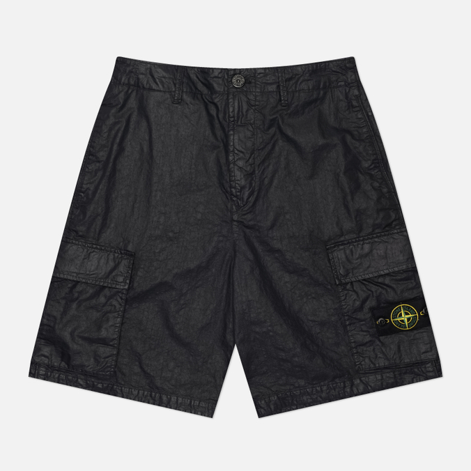 Мужские шорты Stone Island Organic-Look Nylon Panama-TC