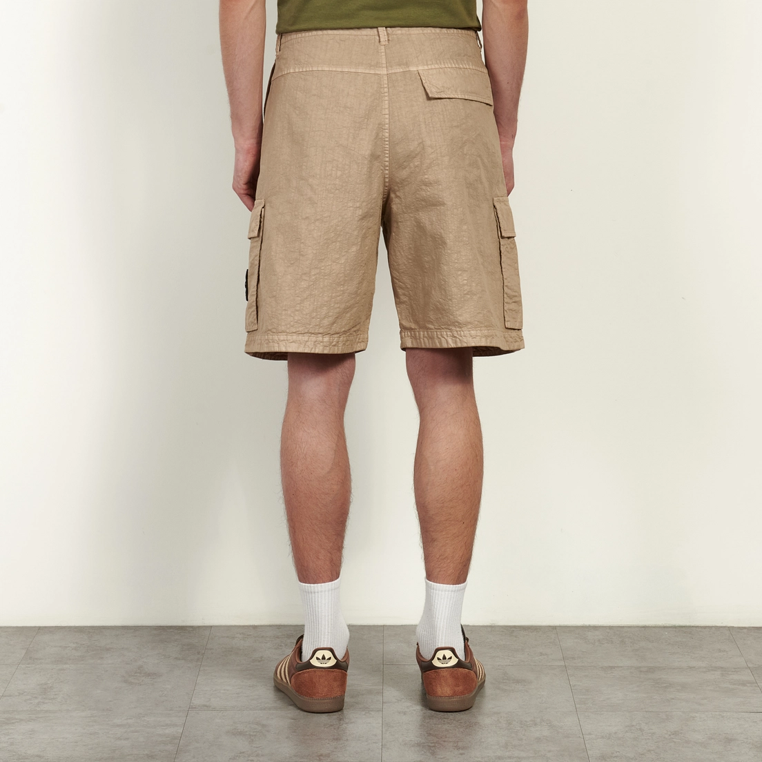 Stone Island Мужские шорты Organic-Look Nylon Panama-TC