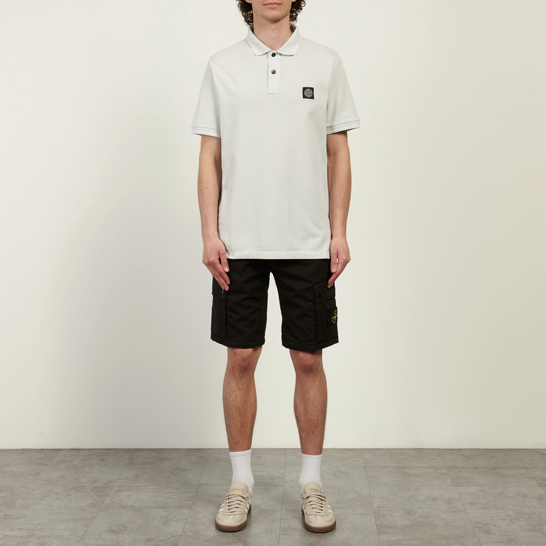 Stone Island Мужские шорты Stretch Organic Cotton Twill Slim