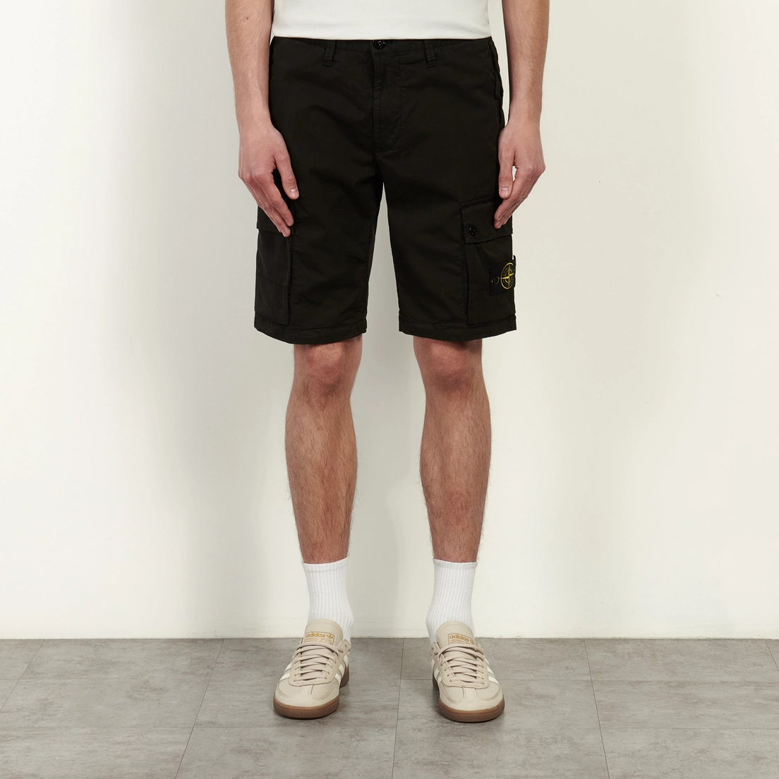 Stone Island Мужские шорты Stretch Organic Cotton Twill Slim