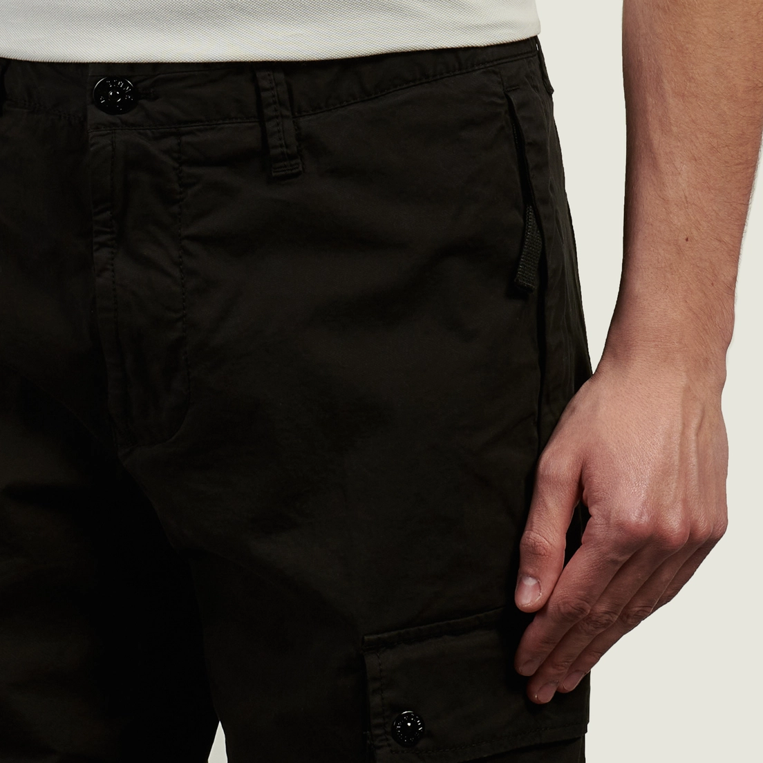 Stone Island Мужские шорты Stretch Organic Cotton Twill Slim