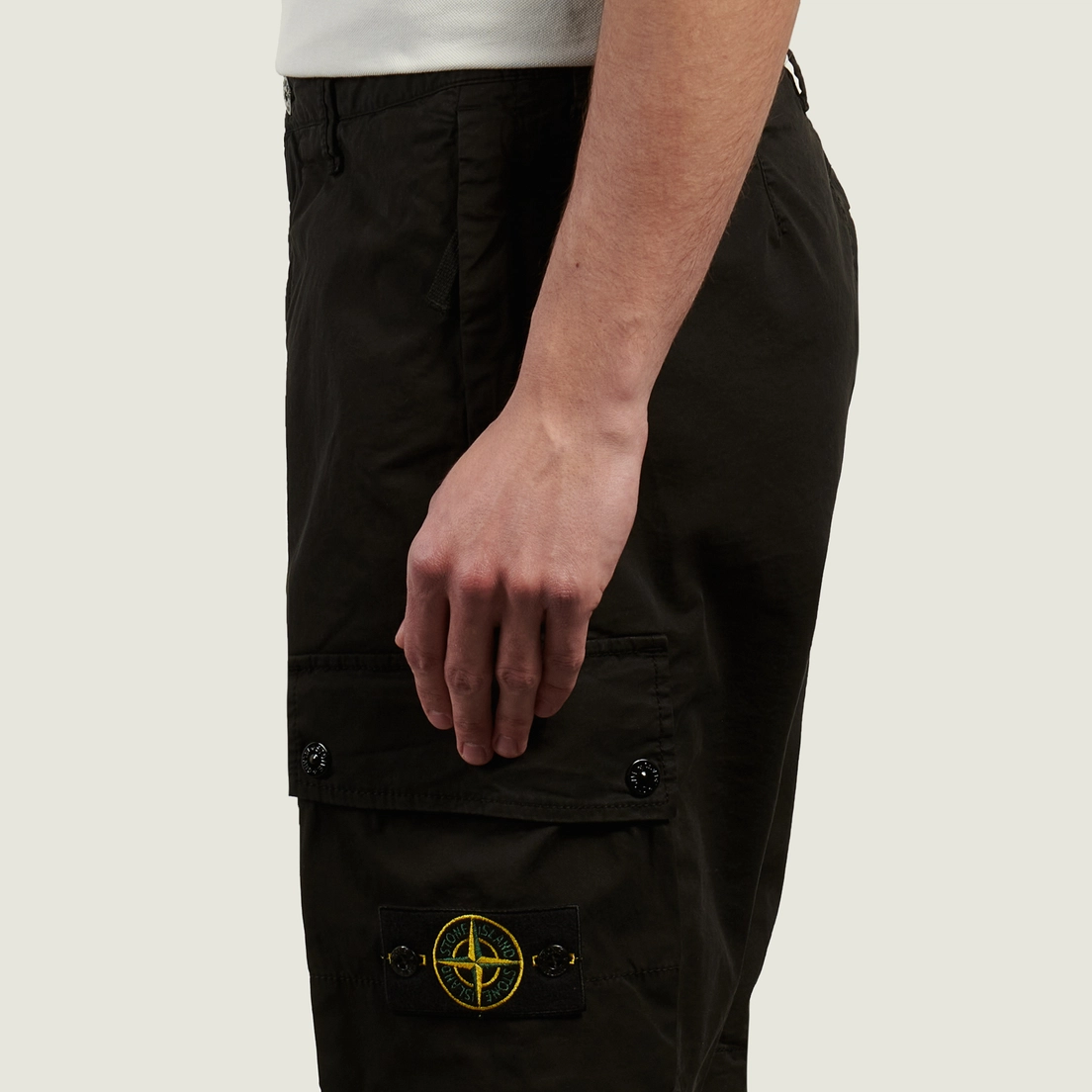 Stone Island Мужские шорты Stretch Organic Cotton Twill Slim