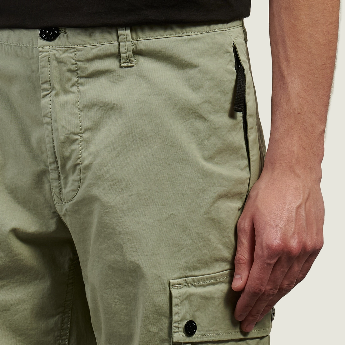 Stone Island Мужские шорты Stretch Organic Cotton Twill Slim