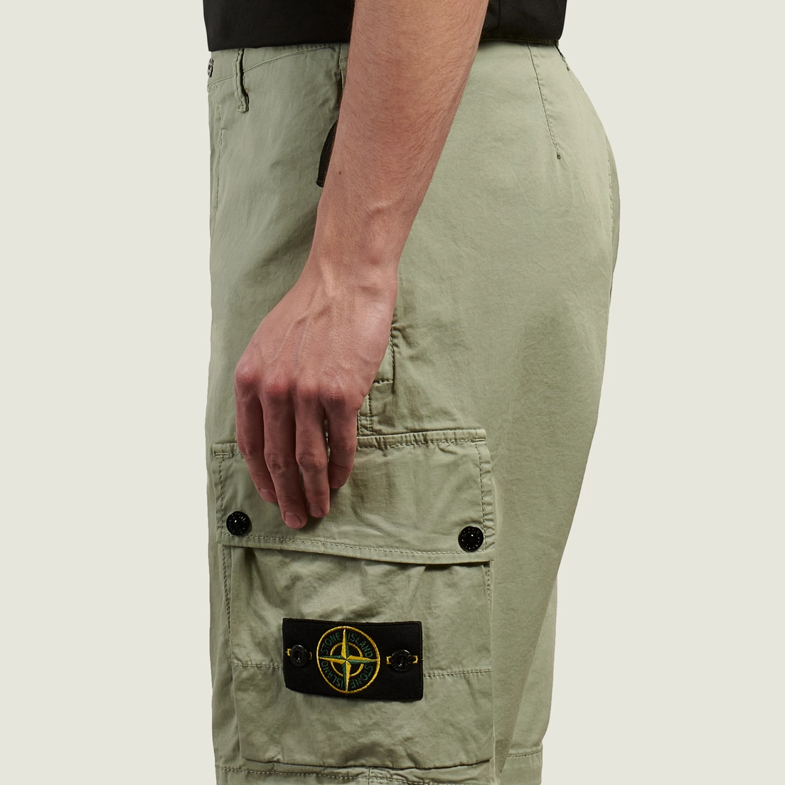 Stone Island Мужские шорты Stretch Organic Cotton Twill Slim