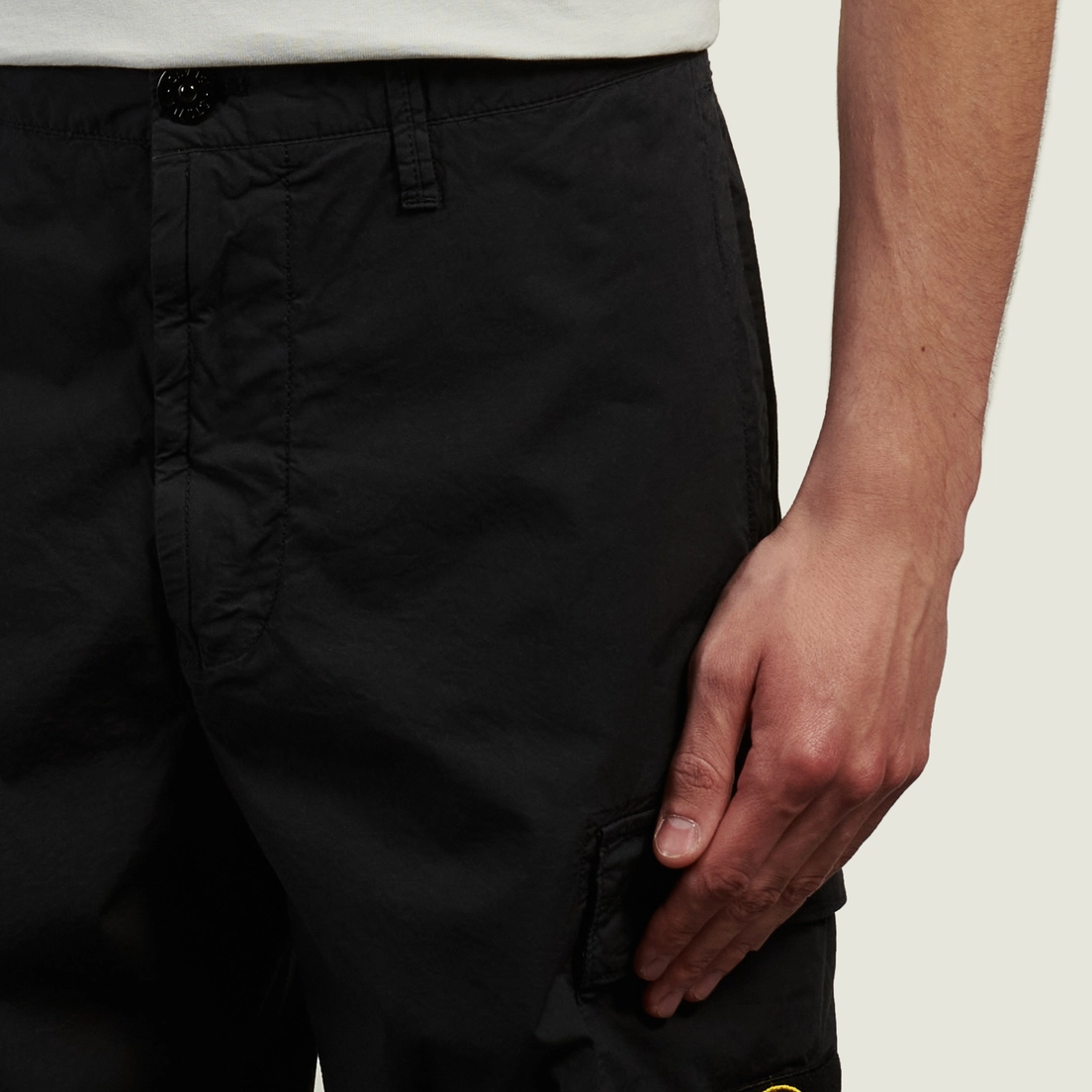 Stone Island Мужские шорты Stretch Cotton Tela Paracadute Regular Cargo