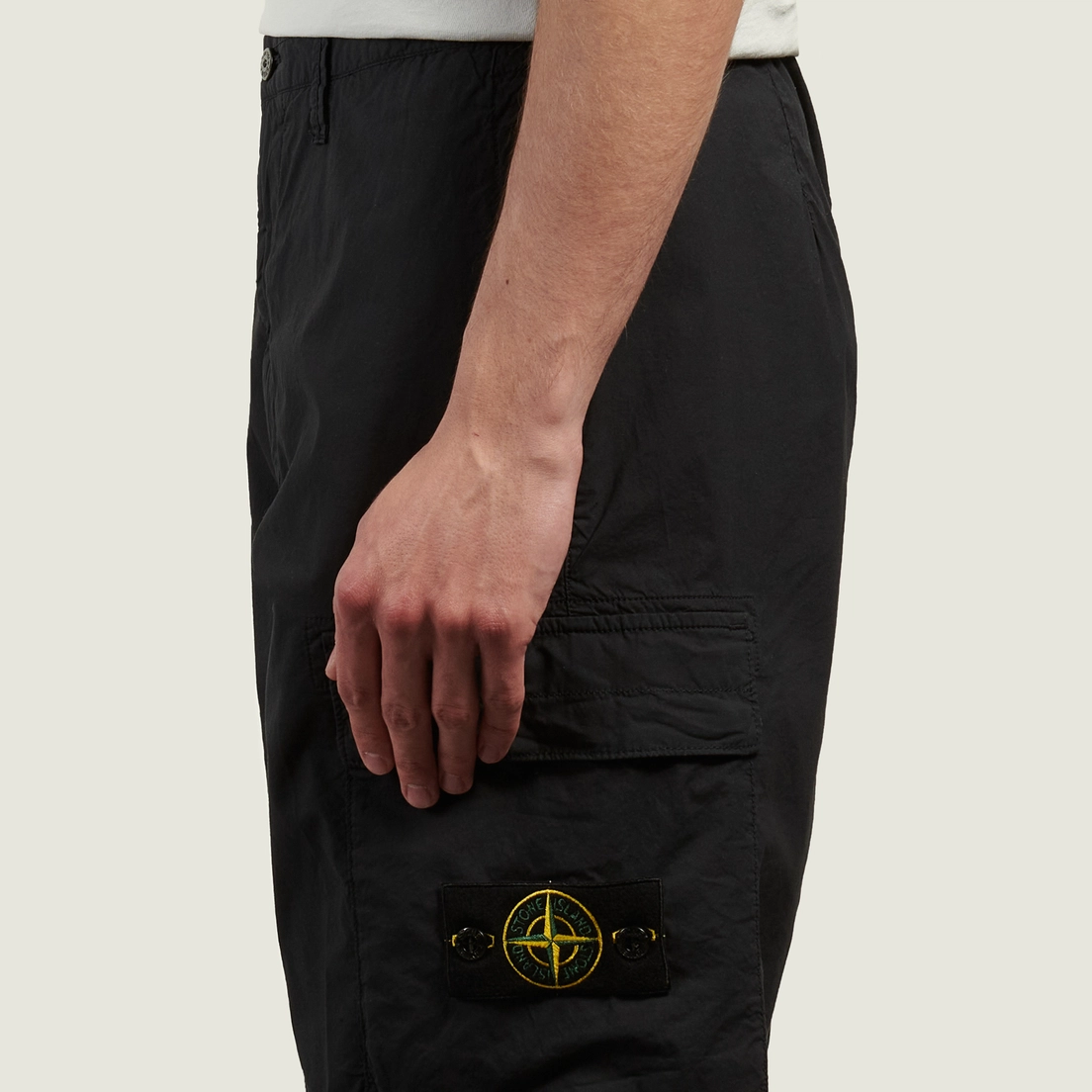 Stone Island Мужские шорты Stretch Cotton Tela Paracadute Regular Cargo